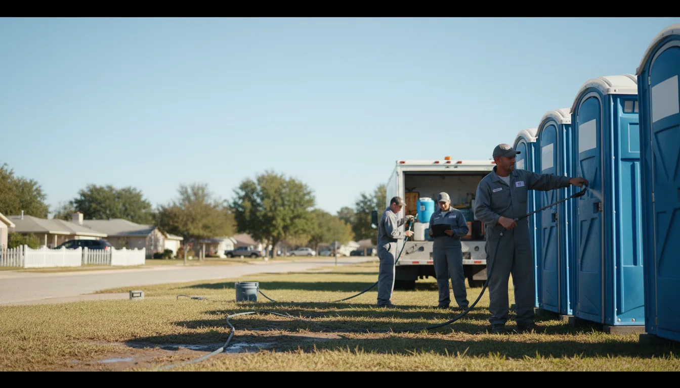 Long-Term Portable Toilet Rental in Fairmount, GA near me